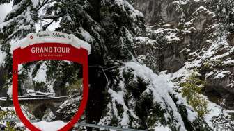 The Grand Tour of Switzerland photo spot in the Viamala Gorge