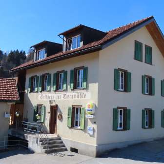 The Bergmühle restaurant in Masein