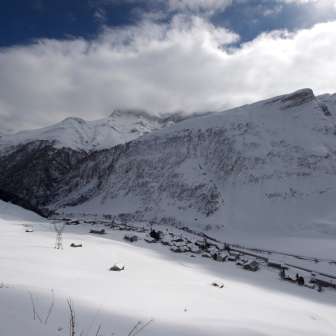 Hinterrhein in winter