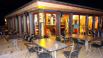 The Hüschera Bar in Splügen