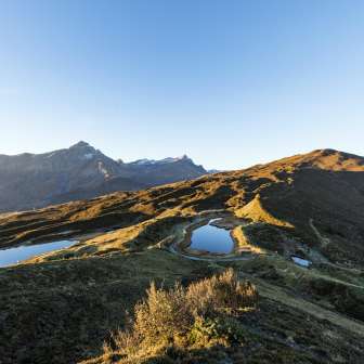 Lake Bischol and Lake Pascuminer on the Heinzenberg