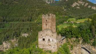 Campell castle ruins Campell castle ruins
