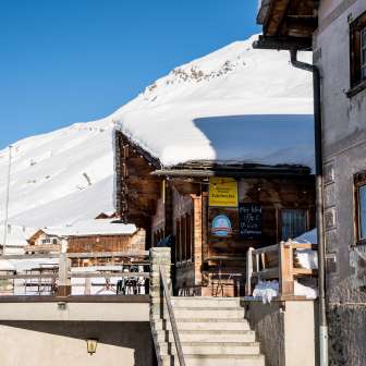 The Pension Edelweiss in winter