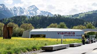 The restaurant in the Viamala service area Thusis