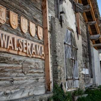 The Walserama in Nufenen seen from the side.