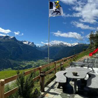 View from the terrace of Ustreia Orta