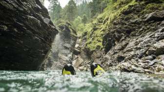 Canyoning in the Viamala Gorge