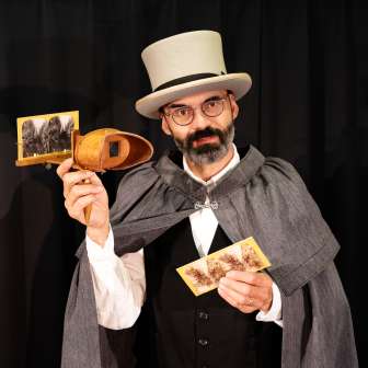 Scenic performance with Erwin Dirnberger in the CasaStorica Andeer