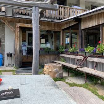 The Baita del Capriolo restaurant in the Valle di Lei
