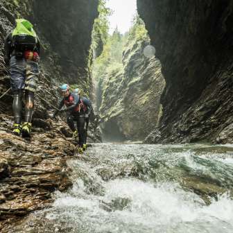 Canyoning in the Viamala Gorge