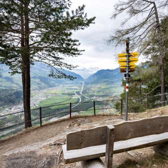 Crap Carschenna viewpoint near Sils i.D.