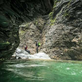 Canyoning in the Viamala Gorge