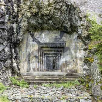 Gun emplacement from the outside Crestawald Fortress Museum