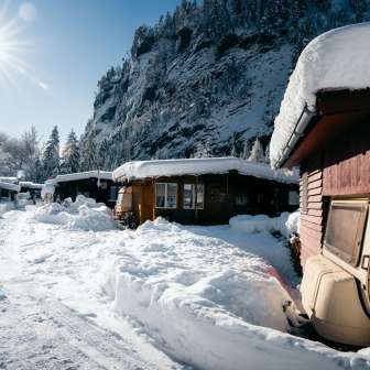 Camping Rania in winter
