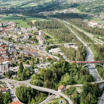 View of Thusis from the Känzeli
