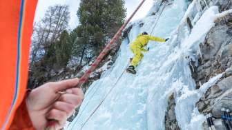 Ice climbing taster day Avers