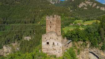 Campell castle ruins
