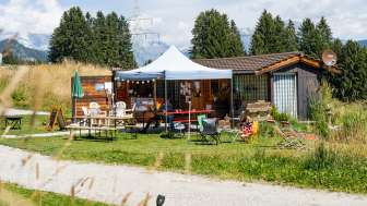 The Kafi Stübali from the pitch +plus+ in Sarn