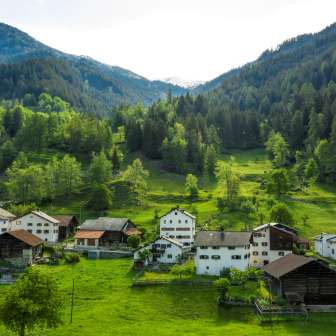 Zillis-Reischen with Haselstein Castle