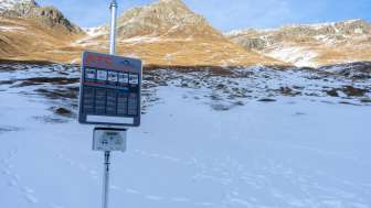The Avalanche Training Center ATC in Avers-Juf