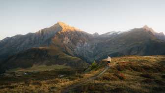 Sunset on the Glaser ridge