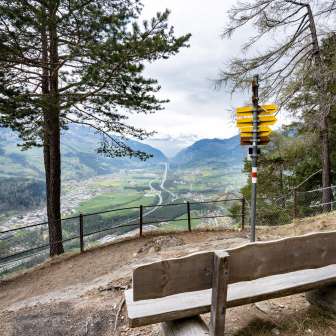 Crap Carschenna viewpoint near Sils i.D.