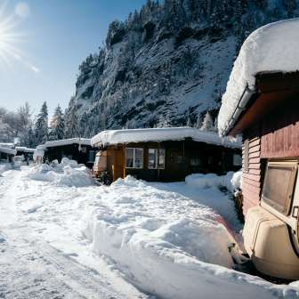 Camping Rania in winter