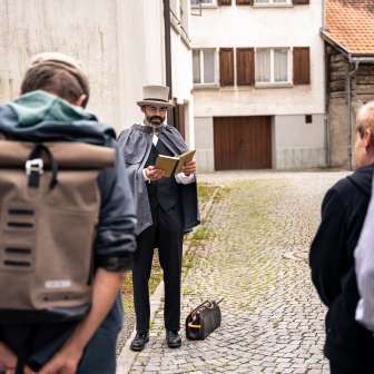 Village theater Andeer with Erwin Dirnberger
