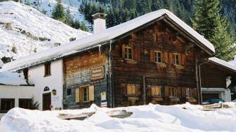 The Gasthaus Edelweiss in summer
