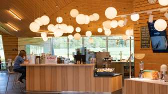 The restaurant in the Viamala service area Thusis