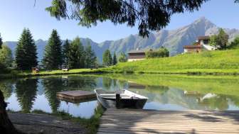 The Patrutgsee lake in Oberurmein The Patrutgsee lake in Oberurmein