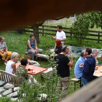 The outdoor area
