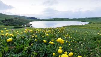 The Libi lake on the Schamserberg