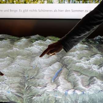 Interactive relief Splügen