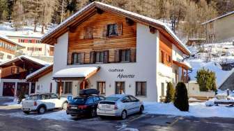 The Alpenrose inn in Innerferrera