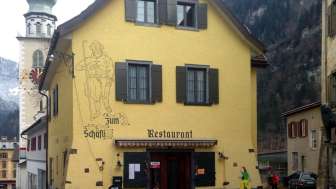The Restaurant Schäfli in Thusis
