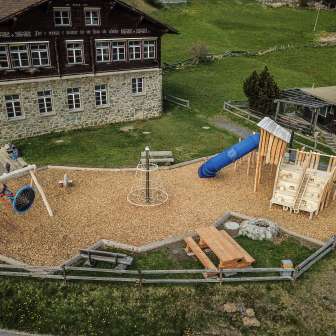 Feldis playground near the school building