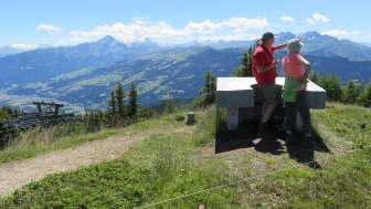 Feldis-Mutta chairlift mountain station viewpoint Feldis-Mutta chairlift mountain station viewpoint