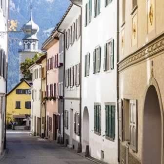 The old village of Thusis