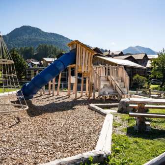 Feldis playground near the school building