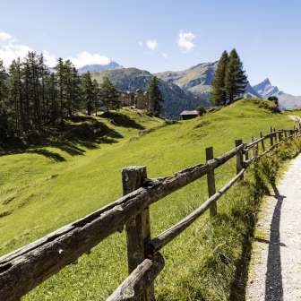 Splügen castle ruins