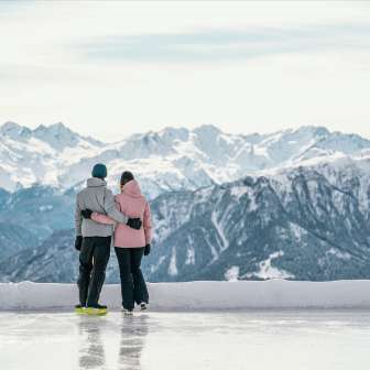 The Alp Raguta natural ice field