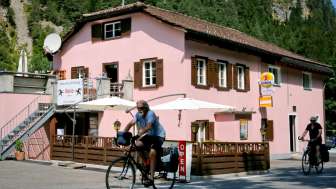 The restaurant at Camping Rania