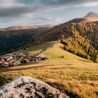 Obermutten in the fall