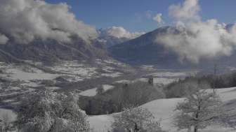 Heinzenberg castle ruins near Präz