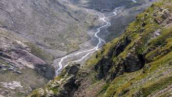 The area at the source of the Hinterrhein is impressive The area at the source of the Hinterrhein is impressive