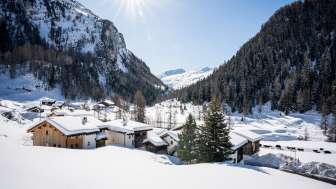 Avers-Cröt in winter