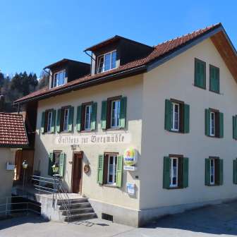 The Bergmühle restaurant in Masein