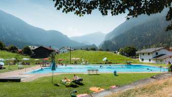 The Andeer outdoor pool The Andeer outdoor pool