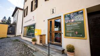 The guest information office of Viamala Tourism in Splügen The guest information office of Viamala Tourism in Splügen